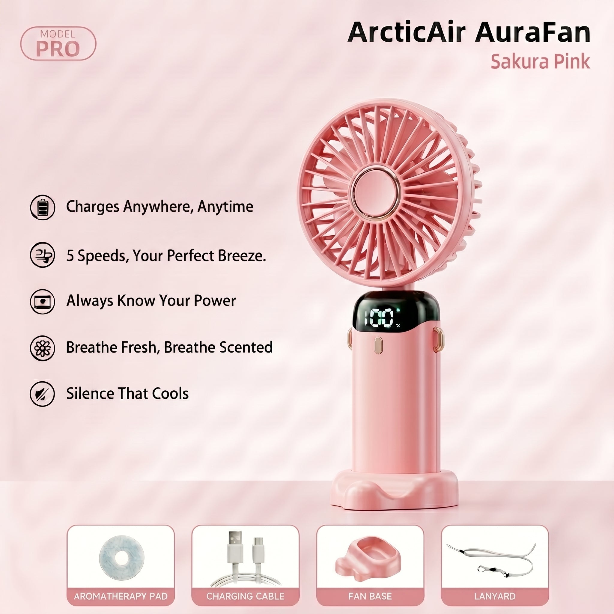 ArcticAir AuraFan – water tank and cooling filter detail