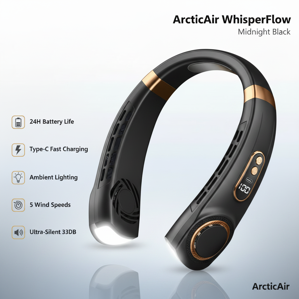 ArcticAir WhisperFlow - Midnight Black